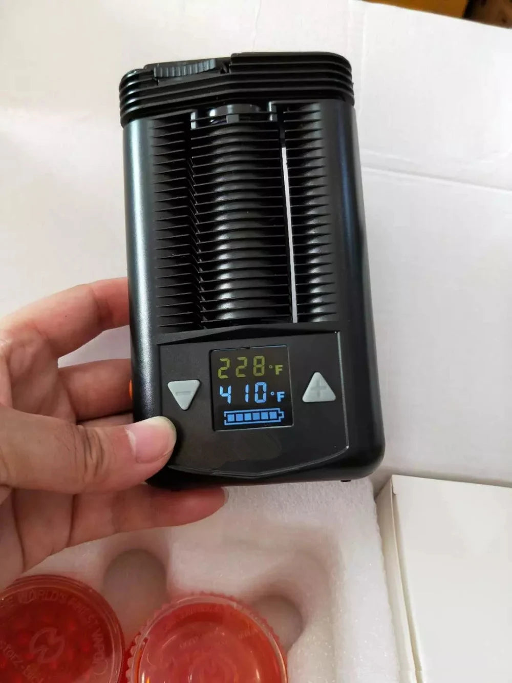 Mighty V3 Portable Dry Herb Vaporizer Temperature Adjust 3000Mah Condutive Heating E Cigs Herbal Vapor Vape Mod Kit High Quality