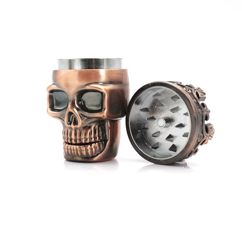 Skull Plastic Herbal Herb Tobacco Grinder Crusher Hand Muller Tobacco Herb Crusher Tobacco Grinder Mill Tobacco Crusher Grinder