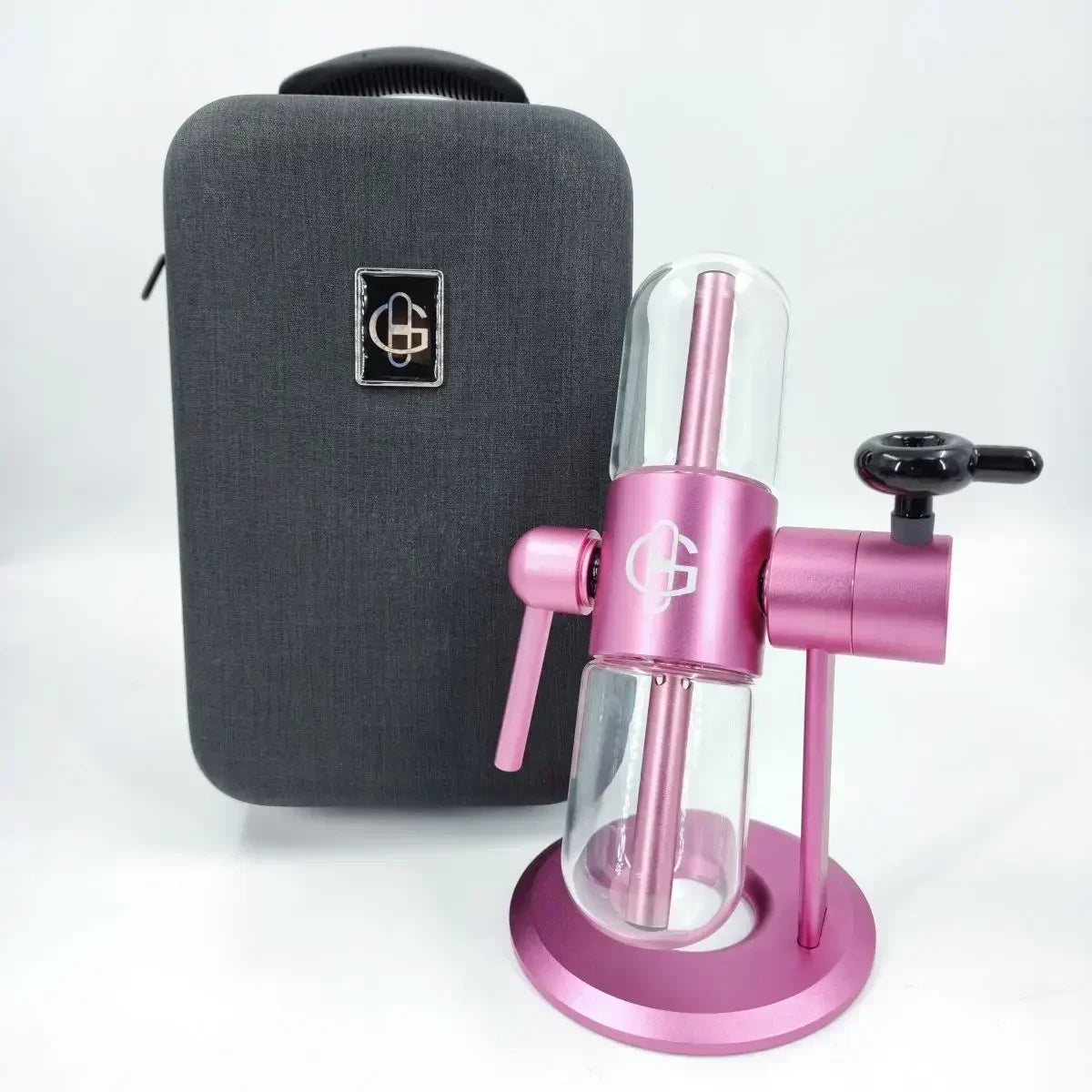 High Qulity Hookah Pipes Smoking Grass Set with Glass Tobacco Bowls Portable Handbag Metal Shisha Water Pipes Smoking Accessory