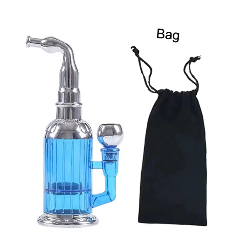 Portable Water Smoking Pipe Multifunction Circulation Cigarette Holder Healthy Reduce Tar Tobacco Pipe Smoke Gift for Men