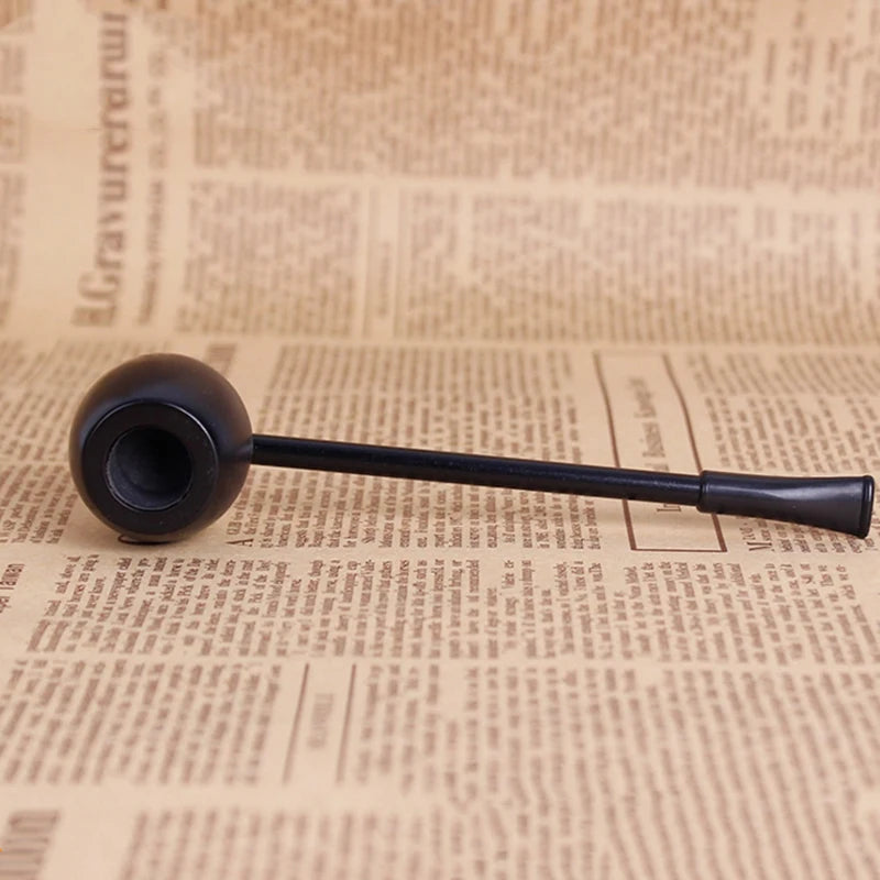 High Grade Ebony Pipe Wood Pipes Smoking Portable Smoking Pipe Herb Tobacco Pipe Gifts Narguile Grinder Smoke Mouthpiece