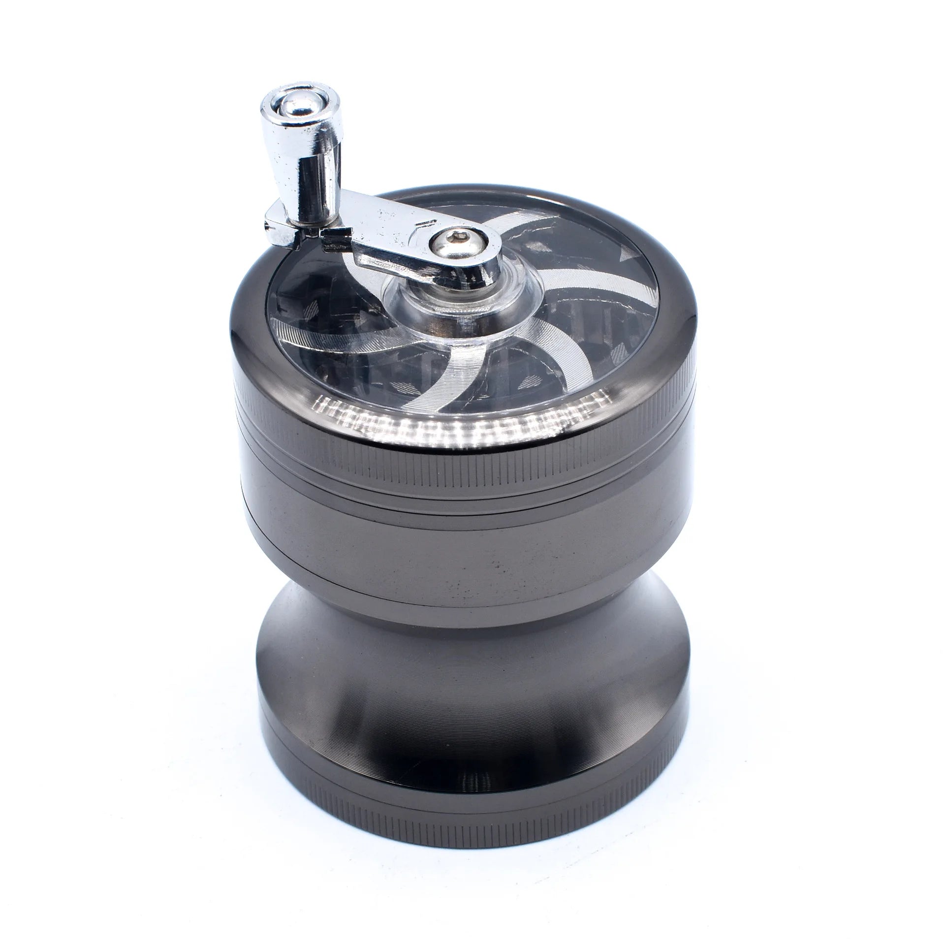 63Mm Herbal Crusher Tobacco Grinder Smoke Manual Kitchen Herb Metal 4 Layer Grinders Spice Mill Cigarette Accessories