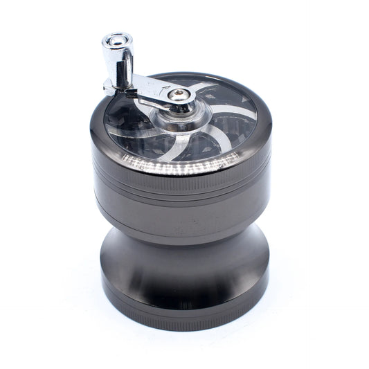 63Mm Herbal Crusher Tobacco Grinder Smoke Manual Kitchen Herb Metal 4 Layer Grinders Spice Mill Cigarette Accessories