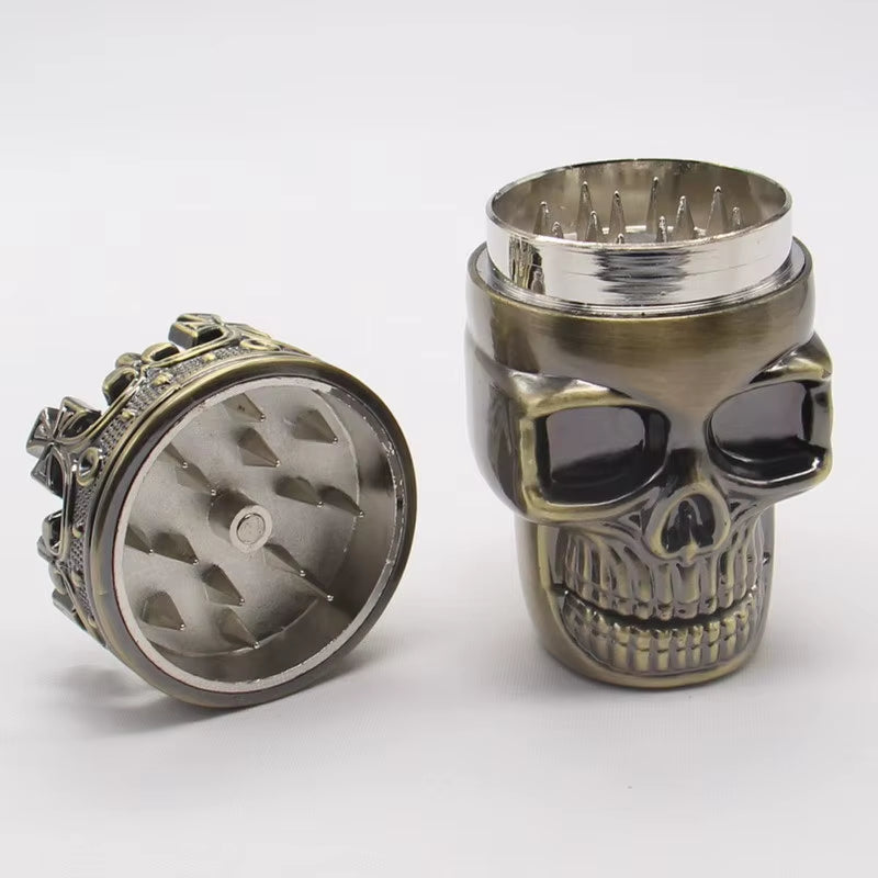 Skull Plastic Herbal Herb Tobacco Grinder Crusher Hand Muller Tobacco Herb Crusher Tobacco Grinder Mill Tobacco Crusher Grinder