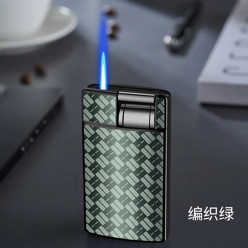 2025 New Creative Cigarette Butt Cigar Lighter Windproof Blue Flame Straight Metal Lighter Men'S Gift Smoke Accesoires