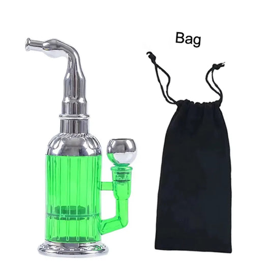 Portable Water Smoking Pipe Multifunction Circulation Cigarette Holder Healthy Reduce Tar Tobacco Pipe Smoke Gift for Men
