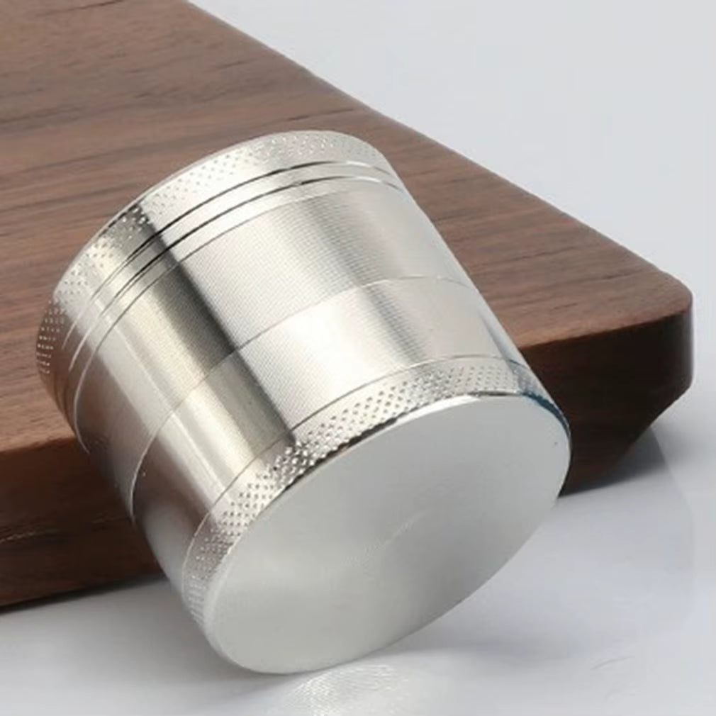 40Mm Herb Metal Grinder 4-Layer Iridescent Tobacco Grinder Spice Miller Crusher Zinc Alloy Smoke Accessories Nano Paint Surface