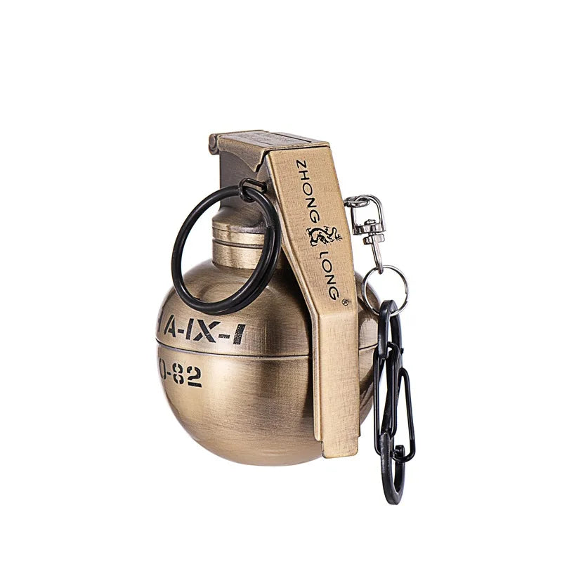Grenade Model Cigar Igniter Creative Metal Windproof Lighter Novel Cigarette Lighters & Smoking Accessories Factory Direct Sales