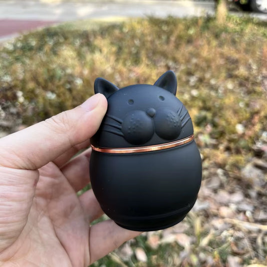 Cute Cat Shape Metal Smoking Grinder Zinc Alloy Cigarette Grinder Spice Grinder Tool