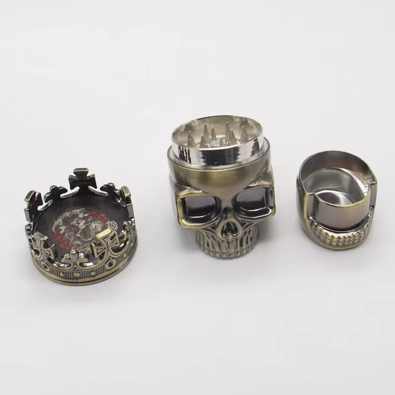 Skull Plastic Herbal Herb Tobacco Grinder Crusher Hand Muller Tobacco Herb Crusher Tobacco Grinder Mill Tobacco Crusher Grinder