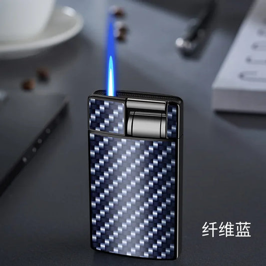 2025 New Creative Cigarette Butt Cigar Lighter Windproof Blue Flame Straight Metal Lighter Men'S Gift Smoke Accesoires