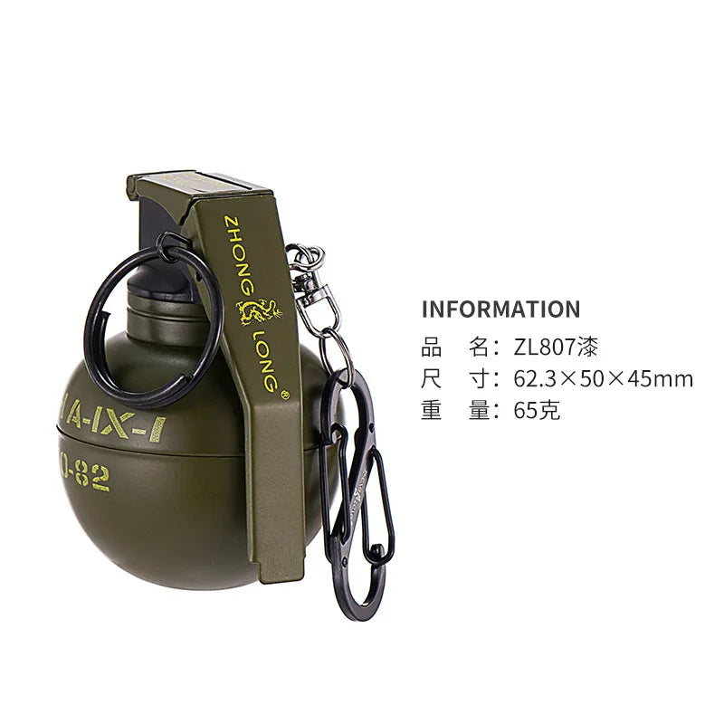 Grenade Model Cigar Igniter Creative Metal Windproof Lighter Novel Cigarette Lighters & Smoking Accessories Factory Direct Sales