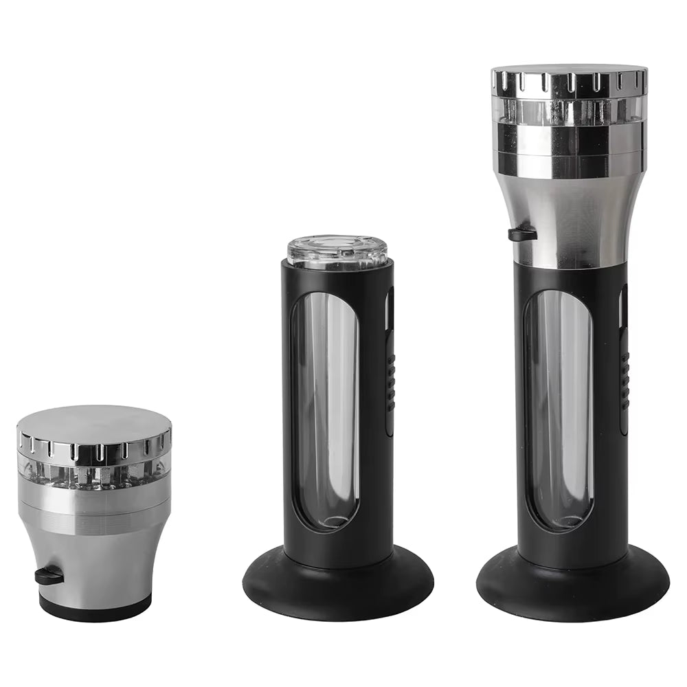 2 in 1 Herb Grinder and Cone Filler, Portable Herb Grinder and Roll Filling Machine, Herb Grinder Cone Loader Grinder Roller