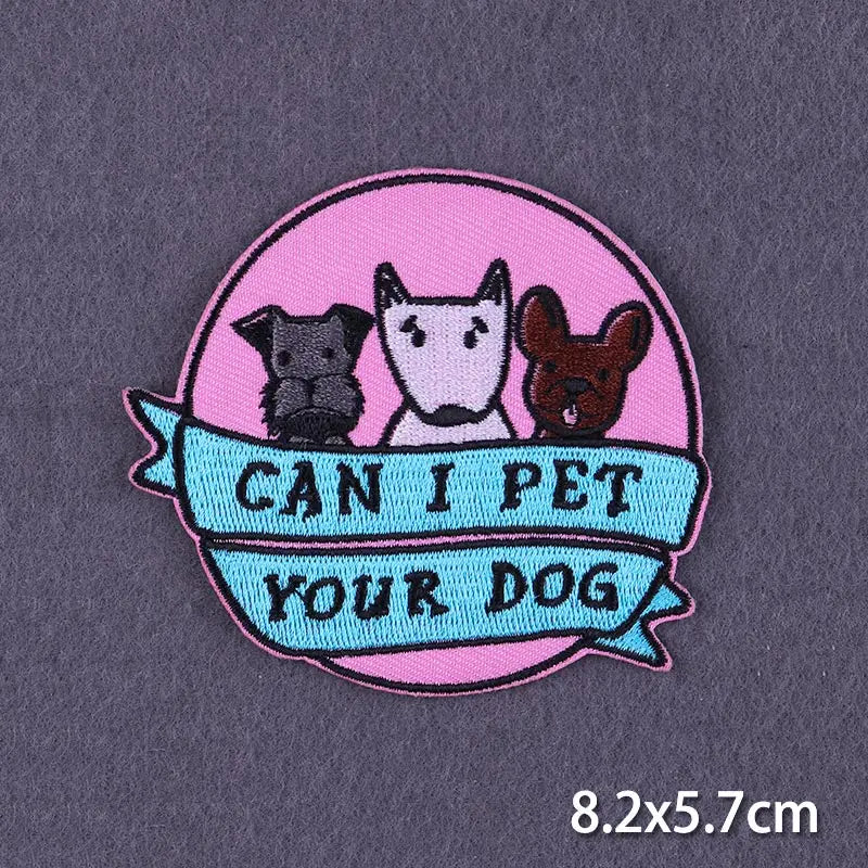 New Frog Patches on Clothes Cartoon Cat Stickers Iron on Patches for Clothing Fusible Patch Clothes Patches Cheap Patch Badge