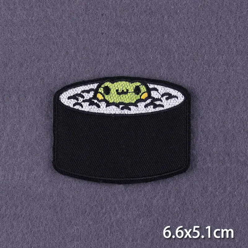 New Frog Patches on Clothes Cartoon Cat Stickers Iron on Patches for Clothing Fusible Patch Clothes Patches Cheap Patch Badge