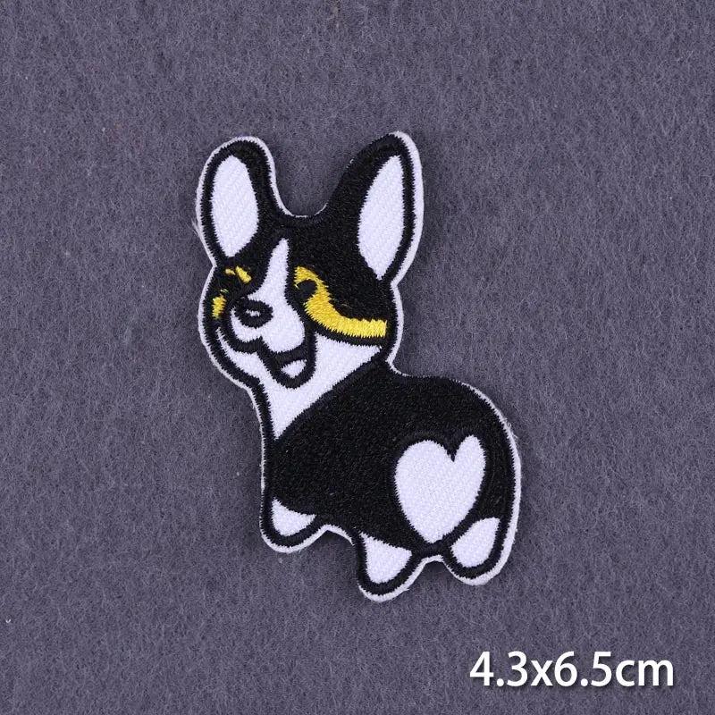 New Frog Patches on Clothes Cartoon Cat Stickers Iron on Patches for Clothing Fusible Patch Clothes Patches Cheap Patch Badge