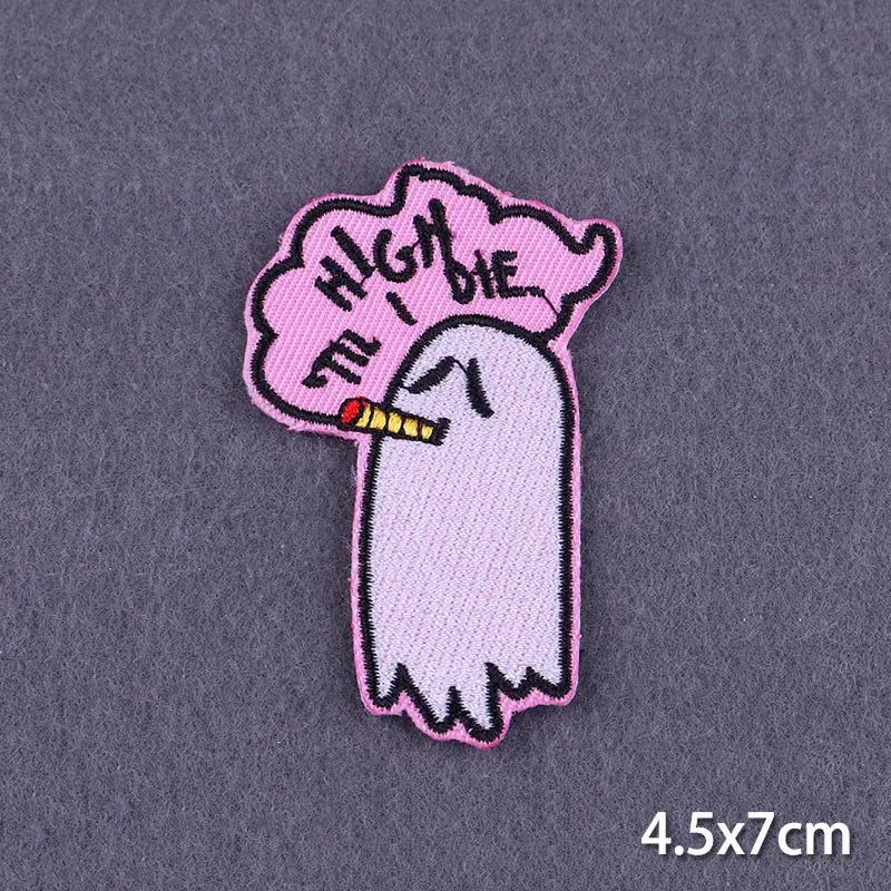 New Frog Patches on Clothes Cartoon Cat Stickers Iron on Patches for Clothing Fusible Patch Clothes Patches Cheap Patch Badge