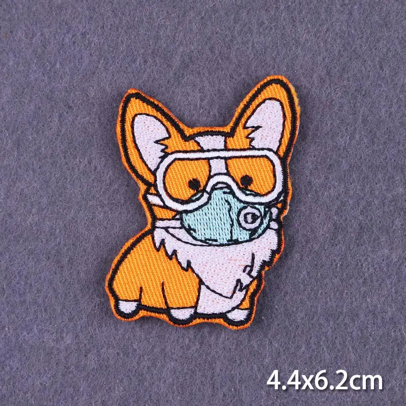New Frog Patches on Clothes Cartoon Cat Stickers Iron on Patches for Clothing Fusible Patch Clothes Patches Cheap Patch Badge