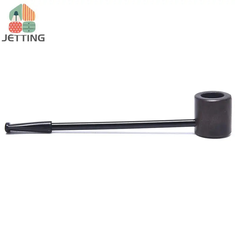 1 Pieces Ebony Wood Pipe Smoking Pipes Portable Smoking Pipe Herb Tobacco Pipes