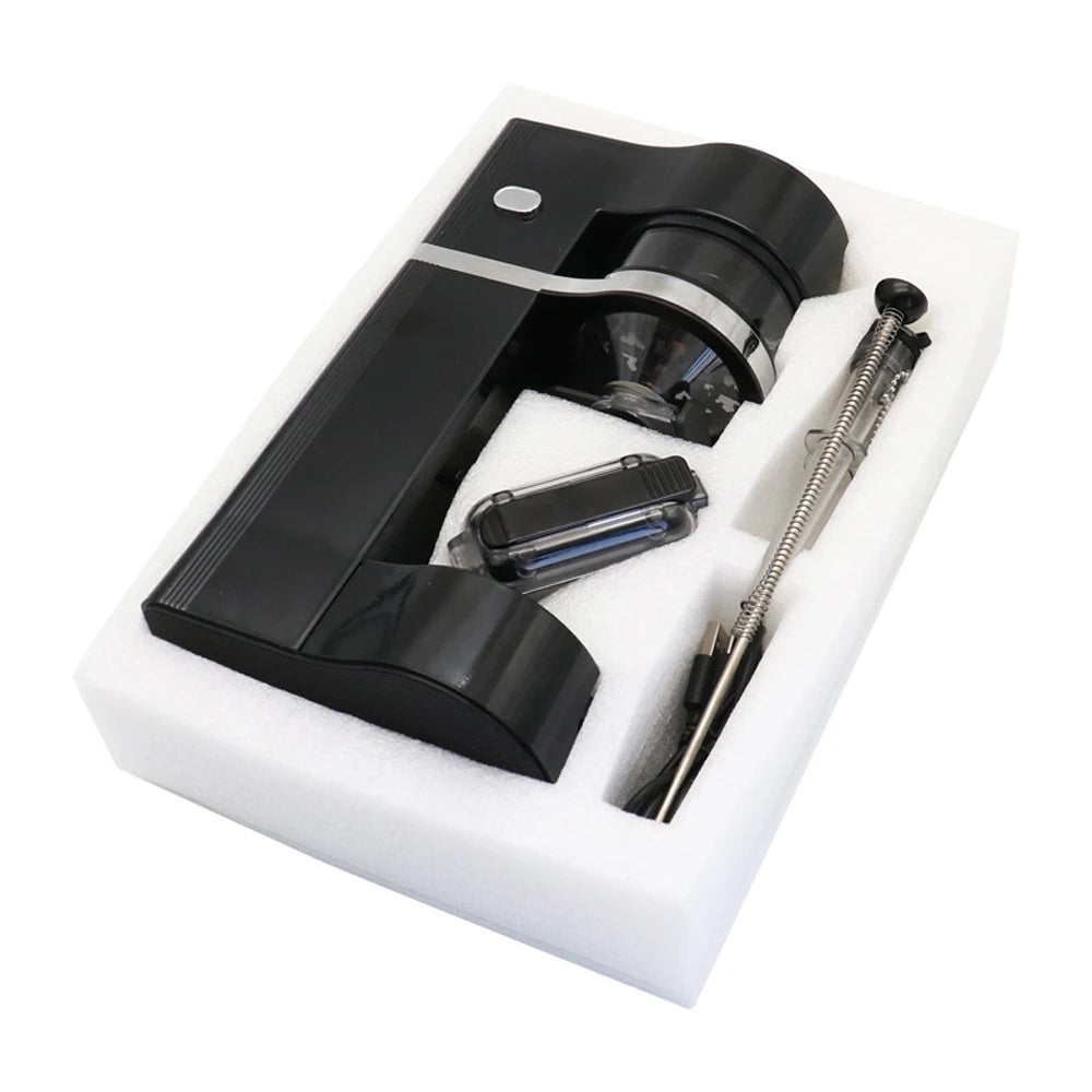 Electric Herb Grass Grinder USB Cable with 1 1/4&King Size Tube Tobacco Filller Machine Spice Crusher Ball Chain Grinder