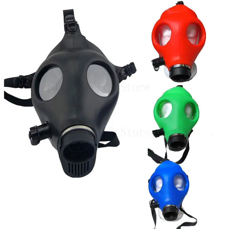 New Industrial Safety Full Face Gas Mask Chemical Breathing-Mask Paint Dust Respirator Workplace Safety with Connecting Pipe