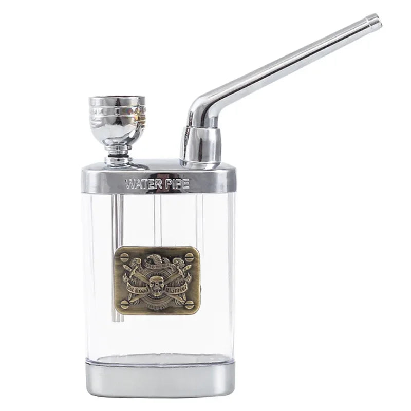 New Design Tar Filtration Water Smoke Pipe Microfilter Portable Tobacco Pipe Creative Circulation Cigarette Filter Smoking Tool