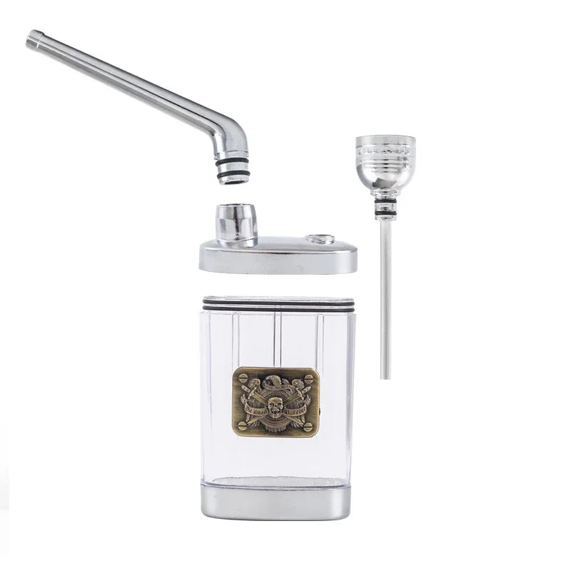 New Design Tar Filtration Water Smoke Pipe Microfilter Portable Tobacco Pipe Creative Circulation Cigarette Filter Smoking Tool