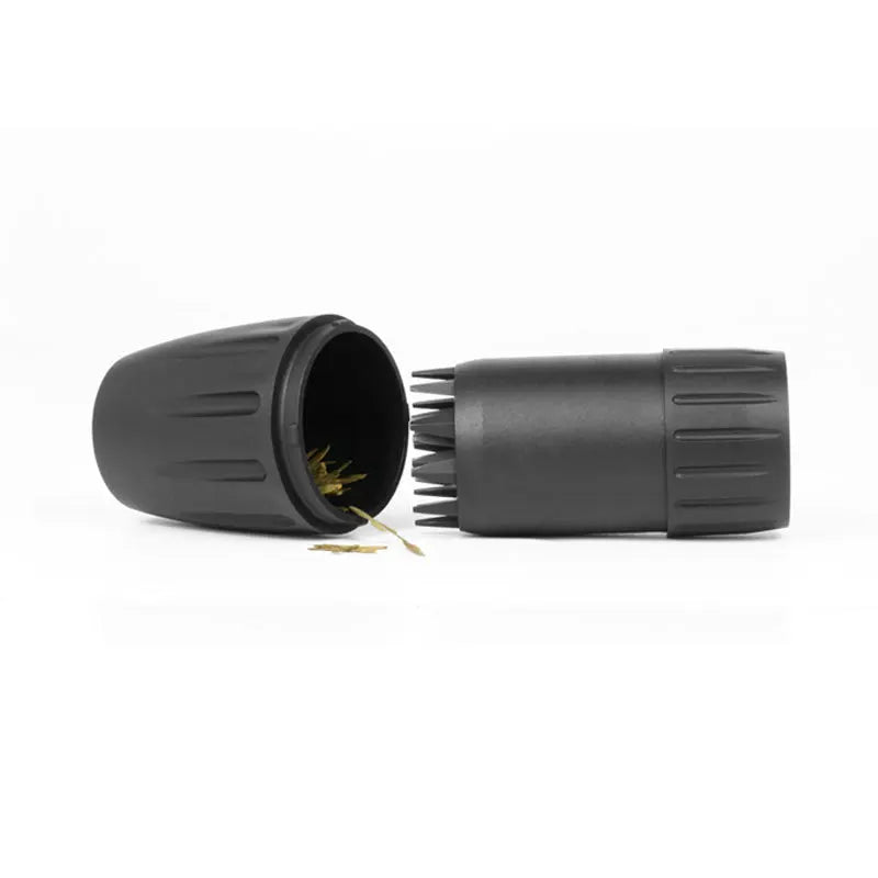 New 2 in 1 Wine Barrel Shaped Tobacco Grinder with Herb Storage Jar Portable 45*80Mm Manual Herbal Crusher Smoking Accessories
