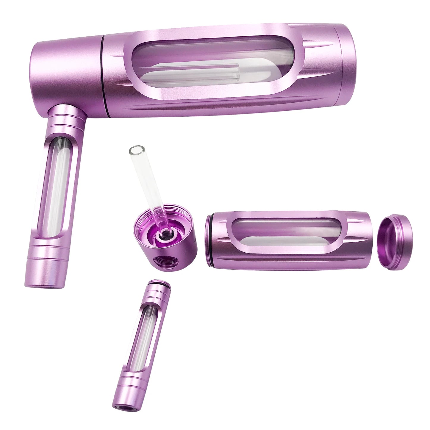 New Metal Popular Bottle Water Pipe Portable Mini Hookah Shisha Tobacco Smoking Pipes Gift of Health Metal Tube Filter