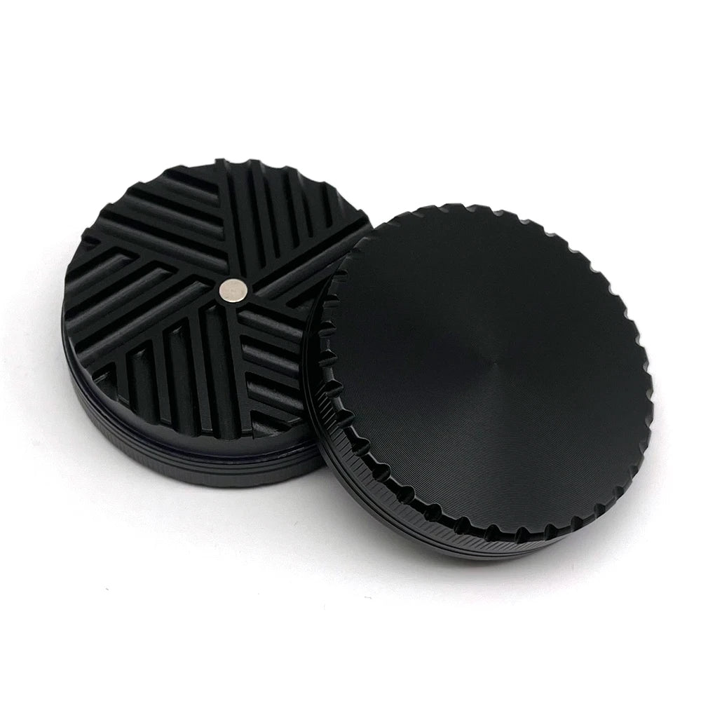 63Mm Toothless Tobacco Herb Grinder Herbal Grinders 2 Layers Creative Aluminum Alloy Smoke Breaker Spice Crusher Mill Shredder