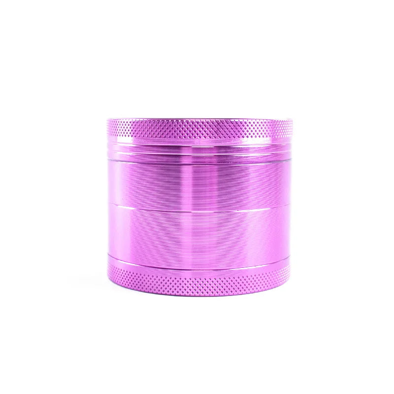 4-Pieces 40Mm Herb Pink Tobacco Grinder Smoking Accessories Manual Hand Grass Spice Aluminium Zinc Grinder Smoking Pipe