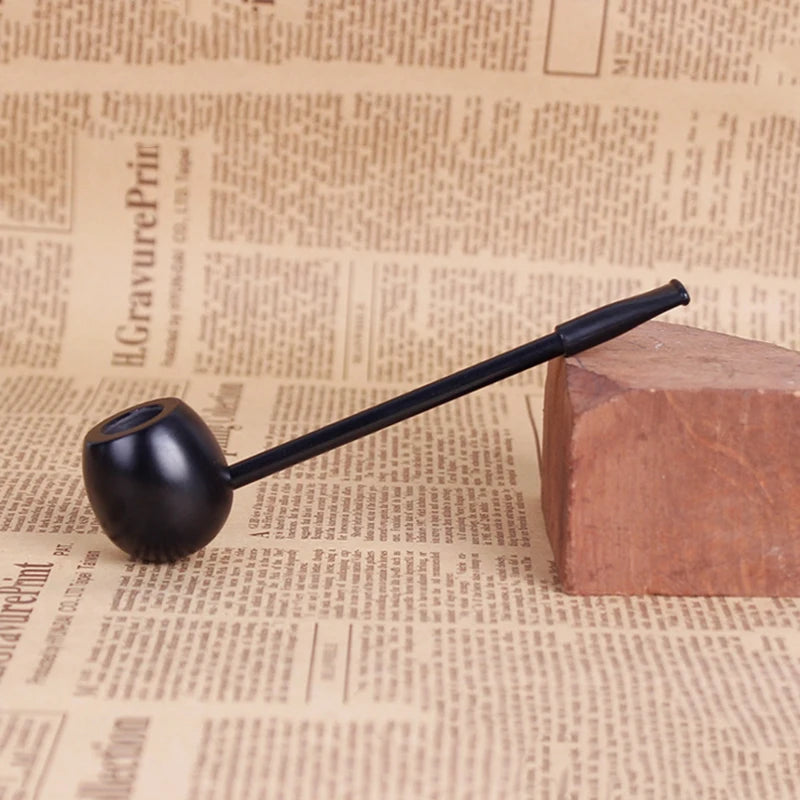 High Grade Ebony Pipe Wood Pipes Smoking Portable Smoking Pipe Herb Tobacco Pipe Gifts Narguile Grinder Smoke Mouthpiece