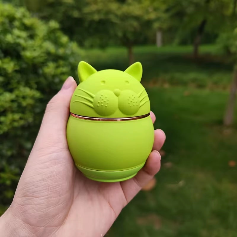 Cute Cat Shape Metal Smoking Grinder Zinc Alloy Cigarette Grinder Spice Grinder Tool