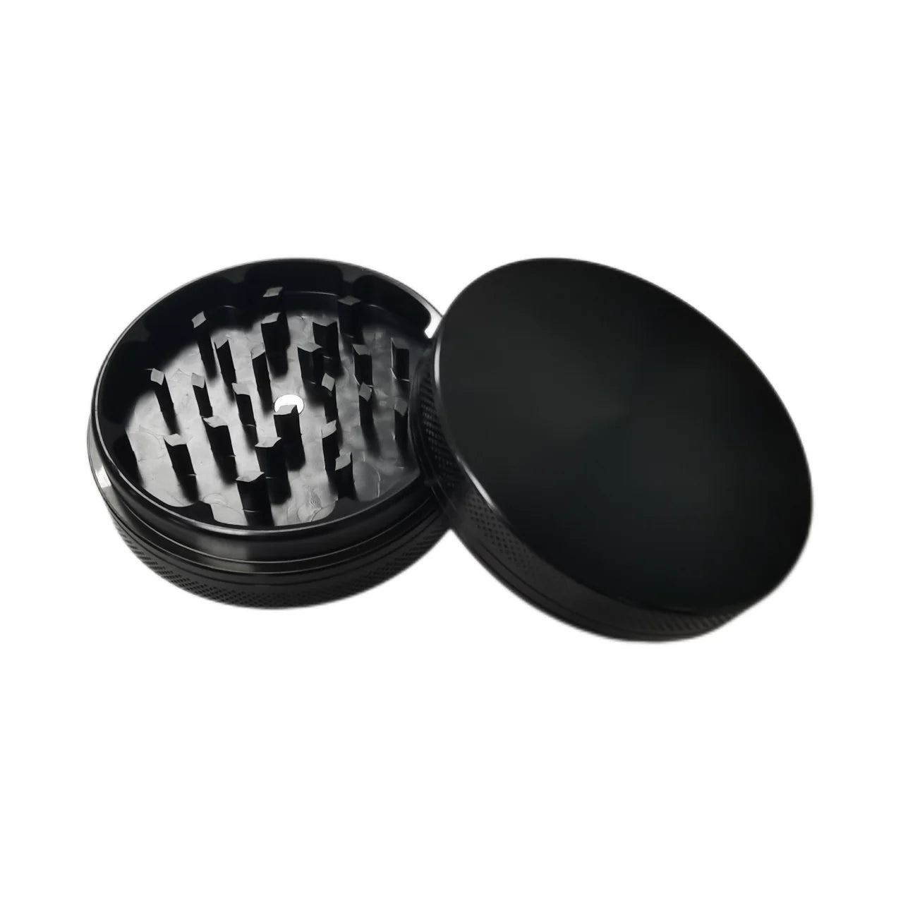 63Mm 2 Layers Portable Aluminum Dry Herb Grinder Spice Grinder Smoke Cigarette Accessories